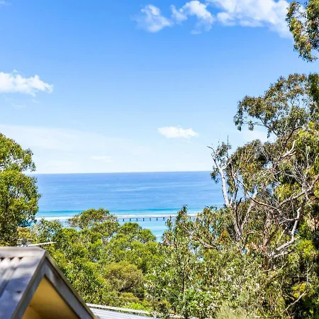 Lorne Groovy Ocean View Log House: Pet-Friendly Retreat with Wildlife Villa Exterior photo